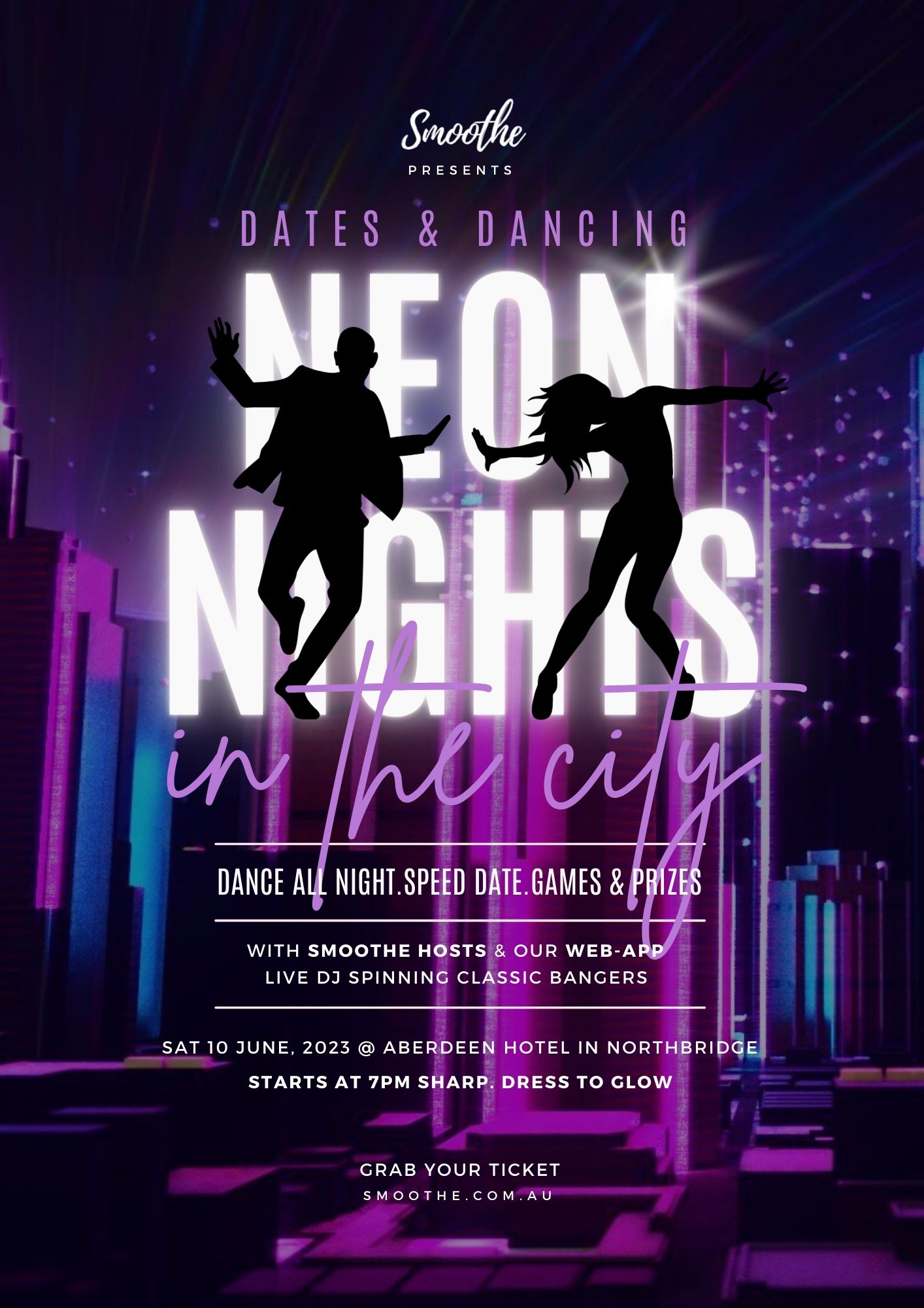 Neon Nights Dates & Dancing in Perth